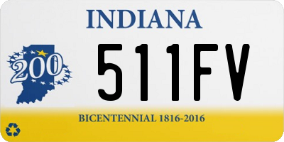 IN license plate 511FV