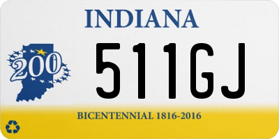 IN license plate 511GJ