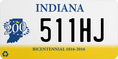IN license plate 511HJ