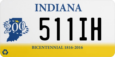 IN license plate 511IH