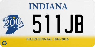 IN license plate 511JB