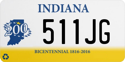 IN license plate 511JG
