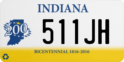 IN license plate 511JH