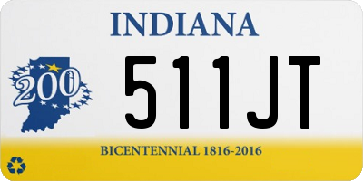 IN license plate 511JT