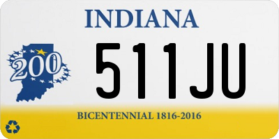 IN license plate 511JU