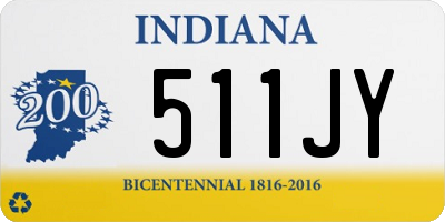 IN license plate 511JY