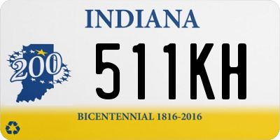 IN license plate 511KH