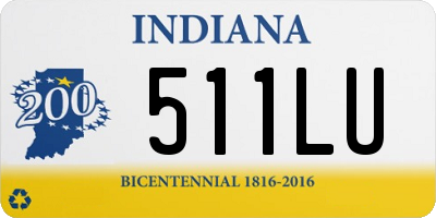 IN license plate 511LU