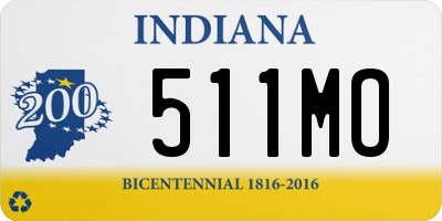 IN license plate 511MO