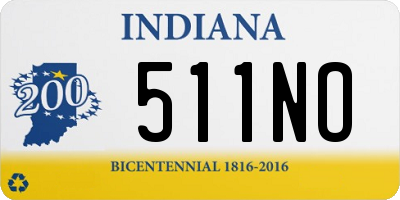 IN license plate 511NO