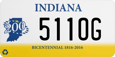 IN license plate 511OG