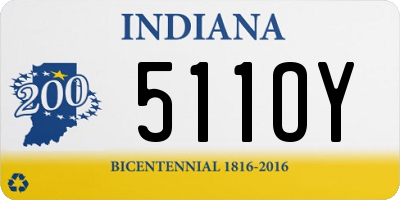 IN license plate 511OY