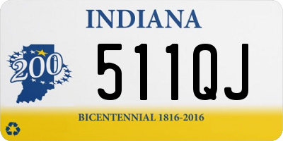 IN license plate 511QJ