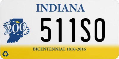 IN license plate 511SO