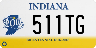 IN license plate 511TG