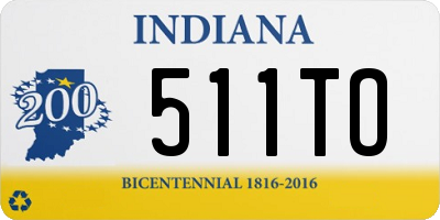 IN license plate 511TO