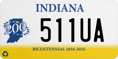 IN license plate 511UA