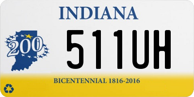IN license plate 511UH