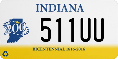 IN license plate 511UU