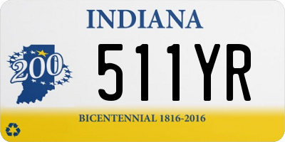 IN license plate 511YR