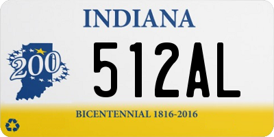 IN license plate 512AL