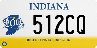 IN license plate 512CQ