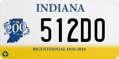 IN license plate 512DO