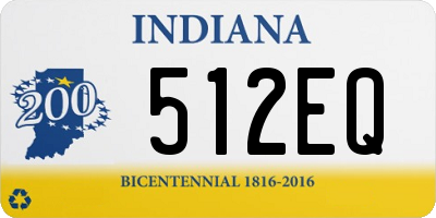 IN license plate 512EQ