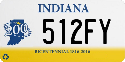 IN license plate 512FY