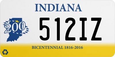 IN license plate 512IZ