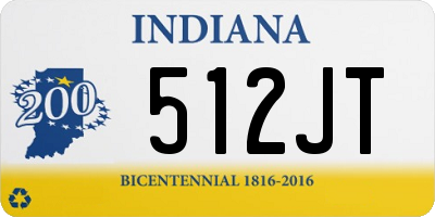 IN license plate 512JT