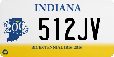 IN license plate 512JV