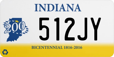 IN license plate 512JY