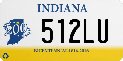 IN license plate 512LU