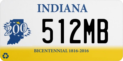 IN license plate 512MB