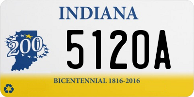 IN license plate 512OA