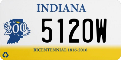 IN license plate 512OW