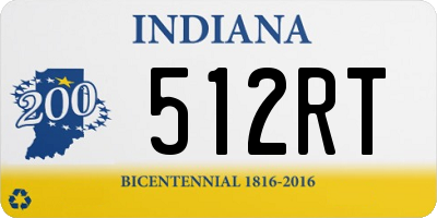 IN license plate 512RT