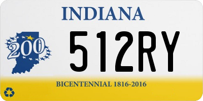 IN license plate 512RY