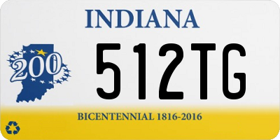 IN license plate 512TG