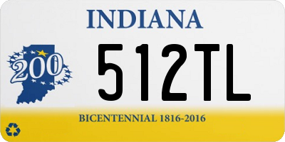 IN license plate 512TL