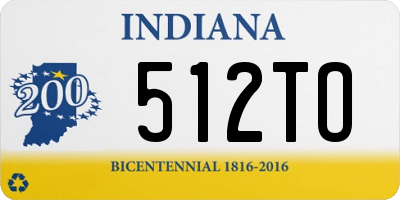 IN license plate 512TO