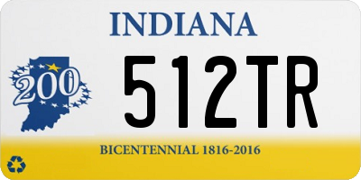 IN license plate 512TR