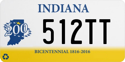 IN license plate 512TT