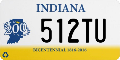 IN license plate 512TU