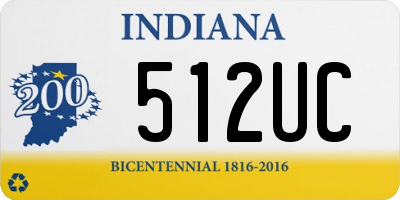 IN license plate 512UC