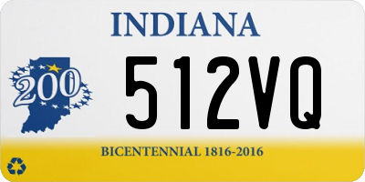 IN license plate 512VQ