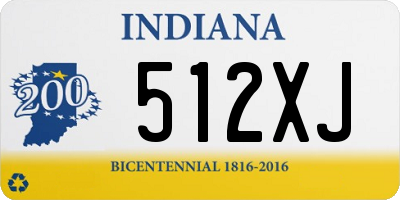 IN license plate 512XJ