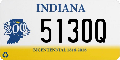 IN license plate 513OQ