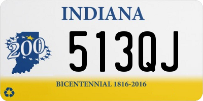 IN license plate 513QJ